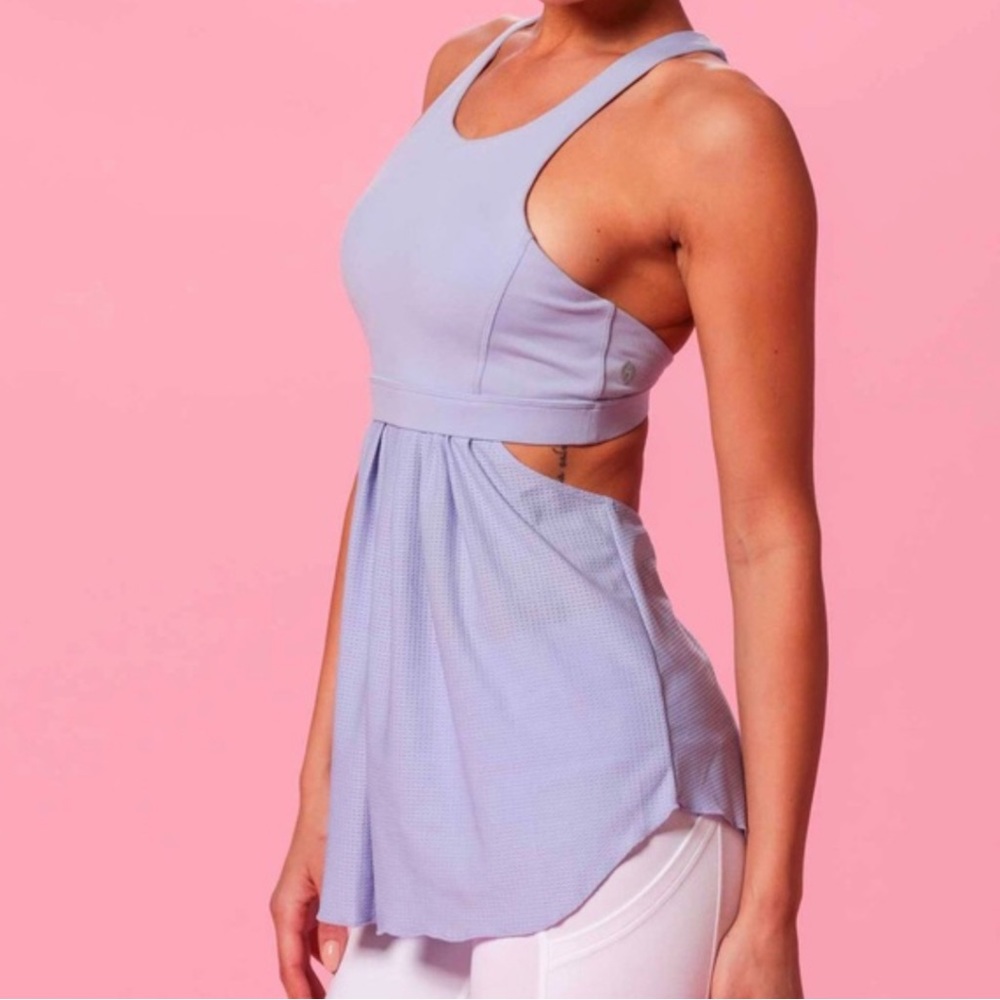 Light Lavender Racerback Satin-Feel Camisole